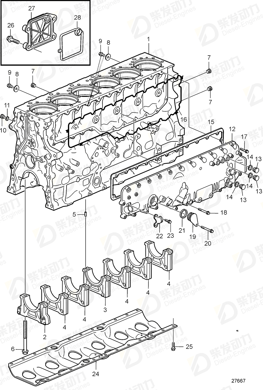 volvo penta Plug 3848870 Drawing volvo penta Plug 3848870 Drawing